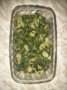 Palak Aloo 2
