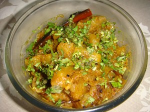 Pumpkin sweet and sour