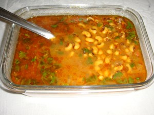 Black eyed beans curry New