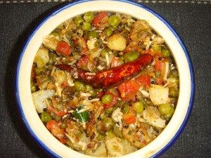 Mixed vegetable fry