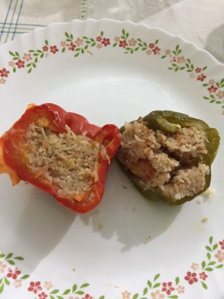 Bell peppers sliced
